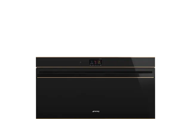 Smeg Sfpr9604tnr Dolce Stil Nova 90cm Built In Reduced Height Single Oven With Pyrolytic Cleaning In Black