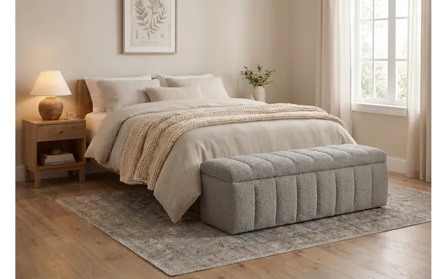 Araco Sleep Velour Bench Mistral
