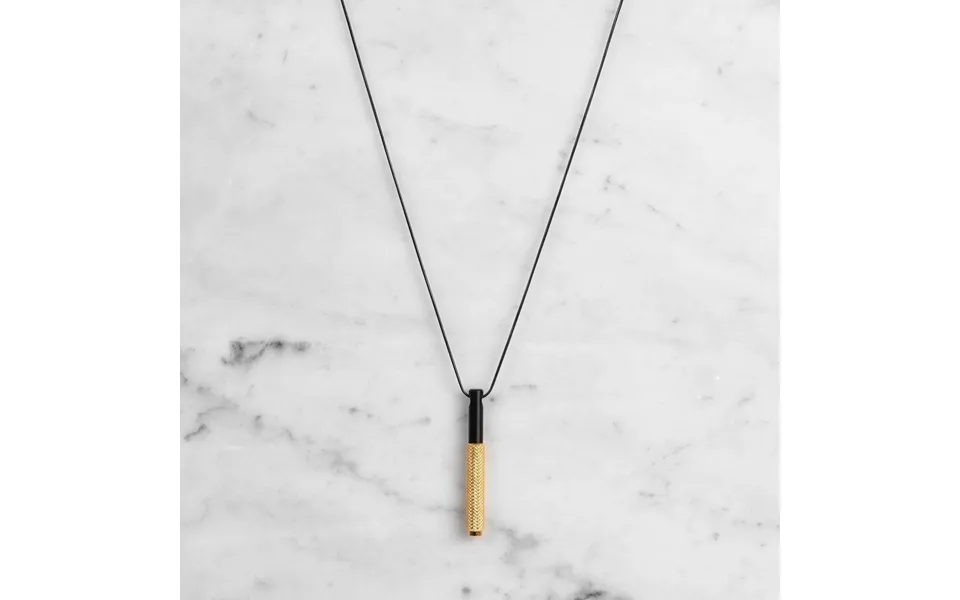 Buster Punch Uk-nl-v-ex Solid Metal Pendant Necklace - Cross Jewellery Black