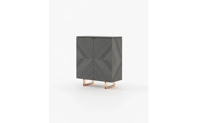 Laskasas Boris Bar Cabinet Starbust Grey Eucalyptus Matte