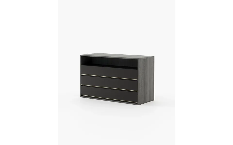 Laskasas Bowen Set Of 3 Chest Of Drawers Grey Eucalyptus Veneer Matte
