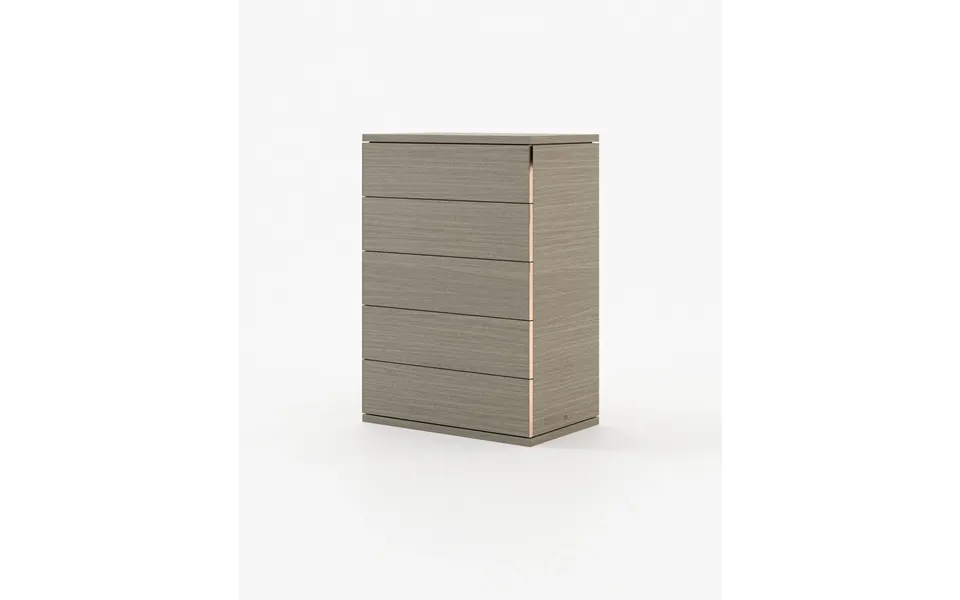 Laskasas Cairo Tallboy Chest Of Drawers Aged Oak Veneer Matte