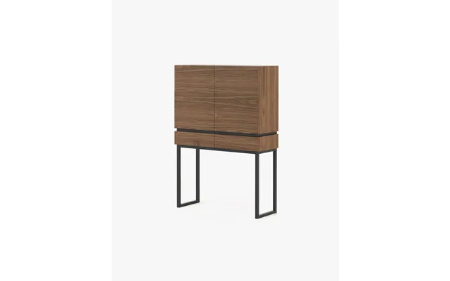 Laskasas Cannes Bar Cabinet Walnut Veneer Matte