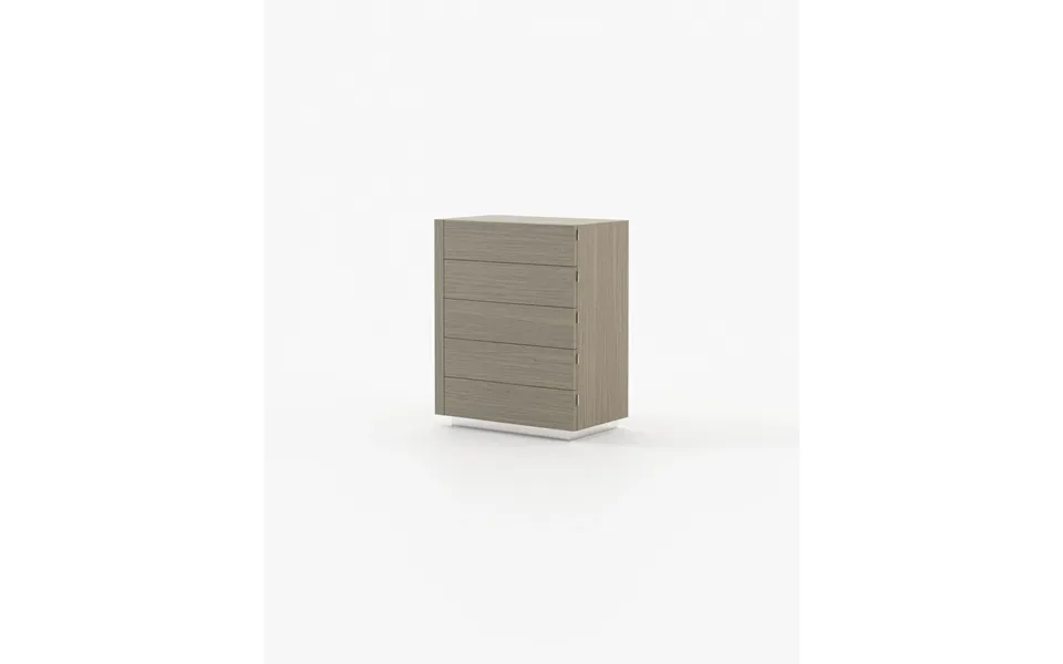 Laskasas Kira Tallboy Chest Of Drawers Aged Oak Veneer Matte