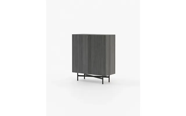 Laskasas Lewis Bar Cabinet Grey Eucalyptus Veneer Matte