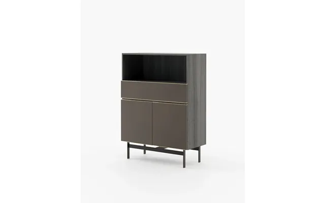 Laskasas Ralph Bar Cabinet Grey Eucalyptus Veneer Matte