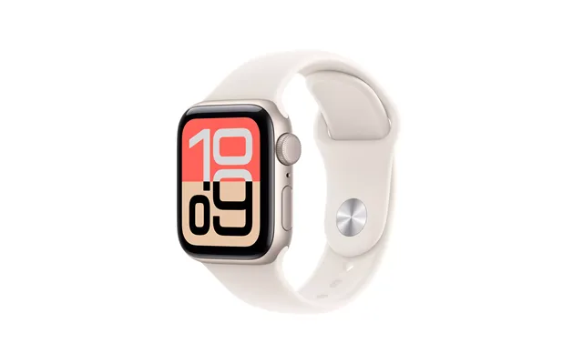 Apple Watch Se 3 Gps 40mm Starlight Aluminium Case With Starlight Sport Band - M L