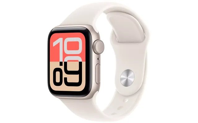 Apple Watch Se 3 Gps 40mm Starlight Aluminium Case With Starlight Sport Band - S M