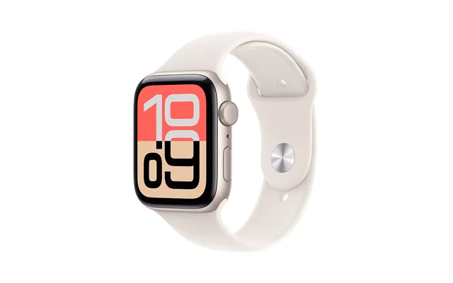Apple Watch Se 3 Gps 44mm Starlight Aluminium Case With Starlight Sport Band - M L