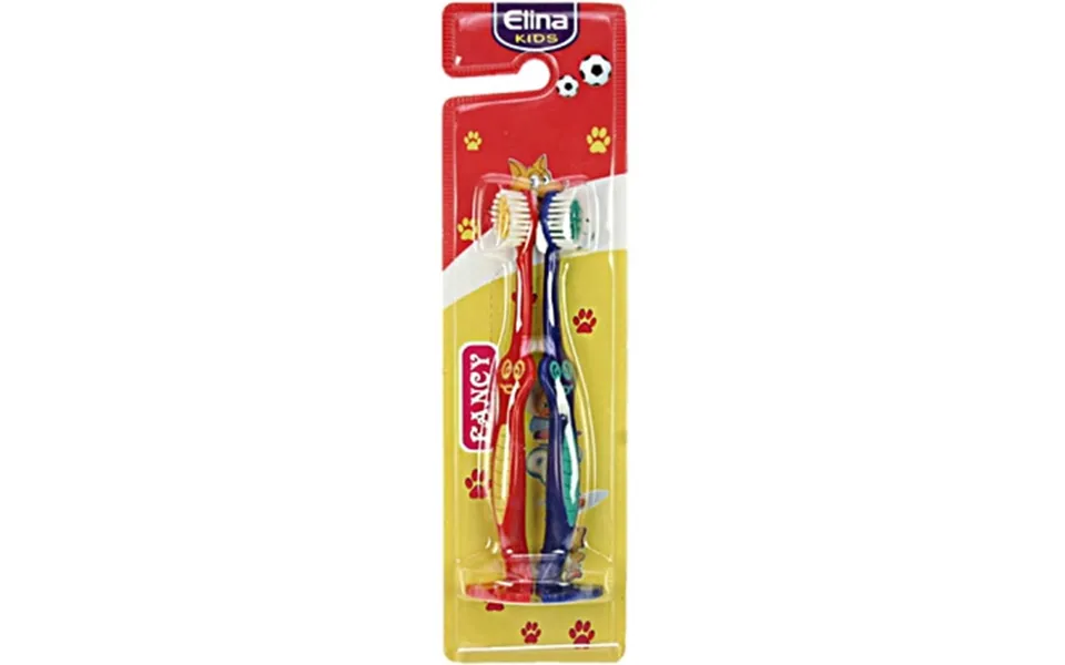 Elina Fancy Children's Toothbrush 2 Pcs - Assorted