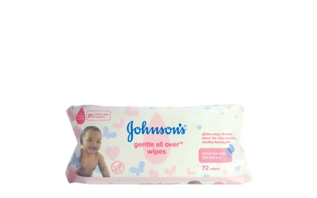 Johnsonâs Gentle All Over Baby Wipes - 72 Pcs