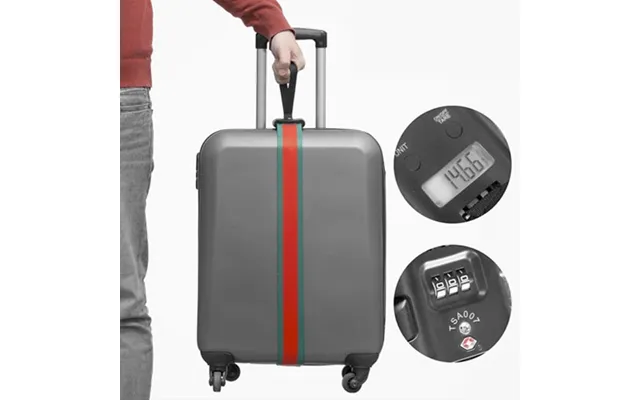 Luggage Strap With Weight & Lock