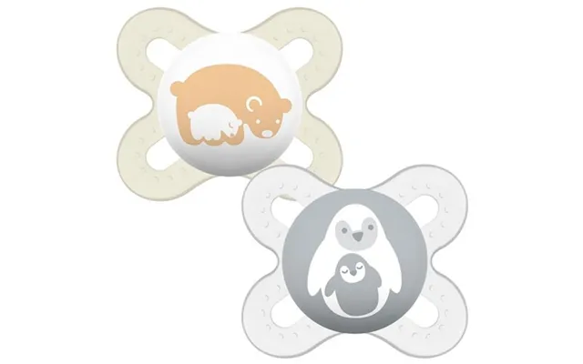 Mam Pacifier 2 Pack - Start 0-2m White