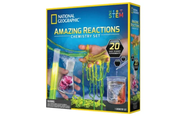 National Geographic Amazing Reactions Chemistry Set
