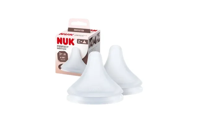 Nuk Perfect Match Silicone Medium Bottle Teats Â 2 Pcs