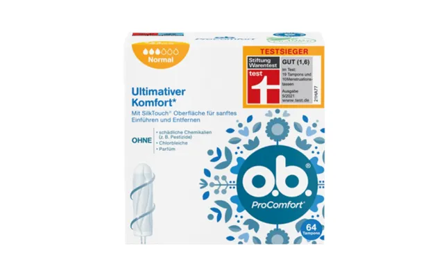 O.b. Procomfort Normal Tampons - 64 Pcs