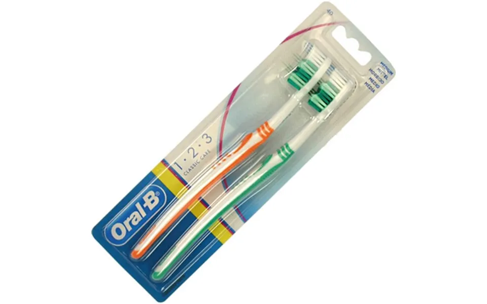 Oral-b 1-2-3 Classic Care 40 - 2 Pcs Assorted