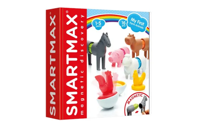 Smartmax My First Farm Animals Magnetic Toys Â 16 Pcs