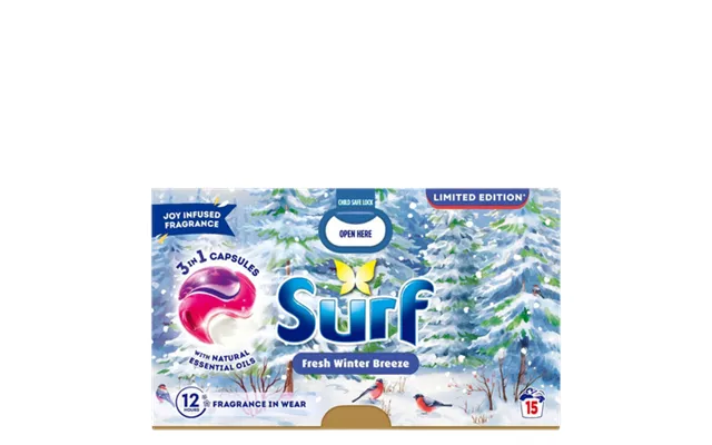 Surf 3-in-1 Fresh Winter Breeze Stain Remover Capsules Â 15 Pcs product image