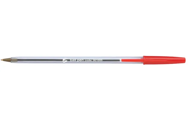 5star 901805 Ballpoint Pen Red Stick Ballpoint Pen Medium 50 Pc S