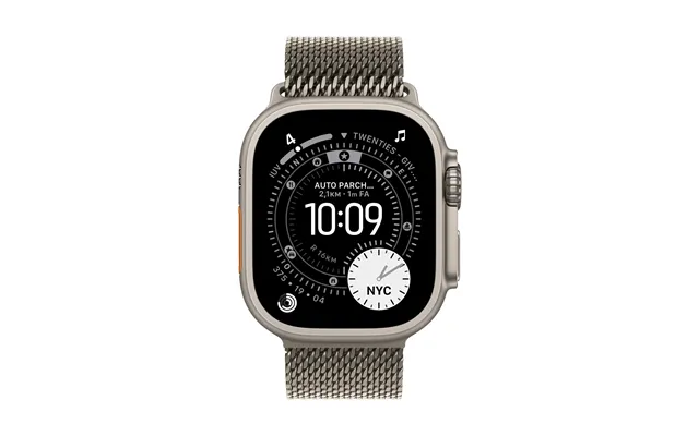 Apple 49mm Natural Titanium Milanese Loop - Medium