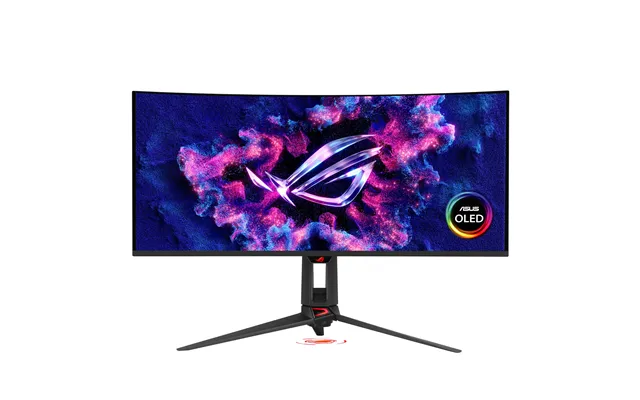 Asus Rog Swift Oled Pg34wcdn 34 Wqhd Qd-oled 360hz Curved Gaming Monitor