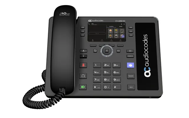 Audiocodes Teams C435hd-r Taa Ip-phone Poe Gbe Black