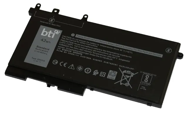 Bti 3-cell 42wh 451-bbzp Compatible Laptop Battery For Dell Latitude 5480 5490 5580 5590 - 18 Month Warranty