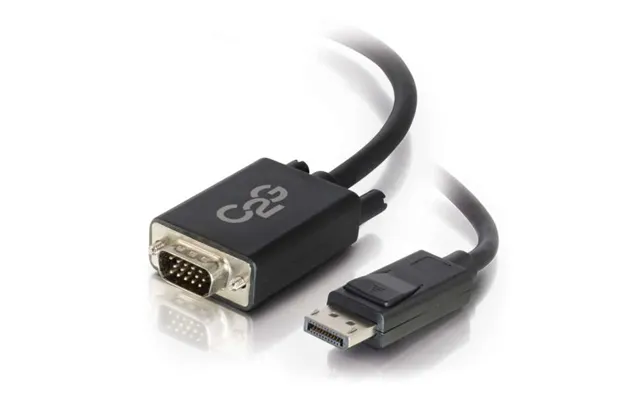 C2g 3ft 0.9m Displayporttm Male To Vga Male Active Adapter Cable - Black