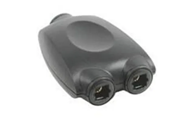 C2g Toslink Digital Audio Splitter 2 X Toslink Black