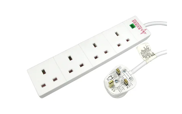 Cables Direct Rb-05m04spd Surge Protector White 4 Ac Outlet S 220-240 V 5 M
