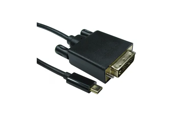 Cables Direct Usb C To Dvi 4k 30hz 1 M Usb Type-c Black