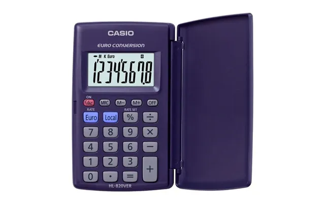 Casio Hl-820vera-wa-ep Calculator Pocket Basic Blue