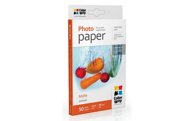 Colorway Pm1900504r Photo Paper A6 Multicolour Matt