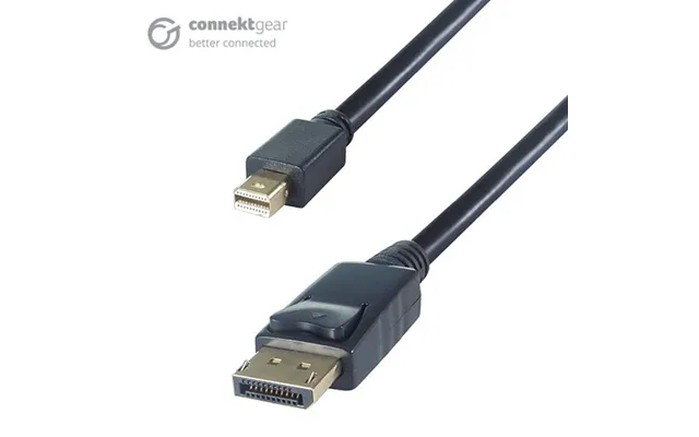 Connektgear 1m Mini Displayport To Displayport Connector Cable - Male To Male Gold Connectors