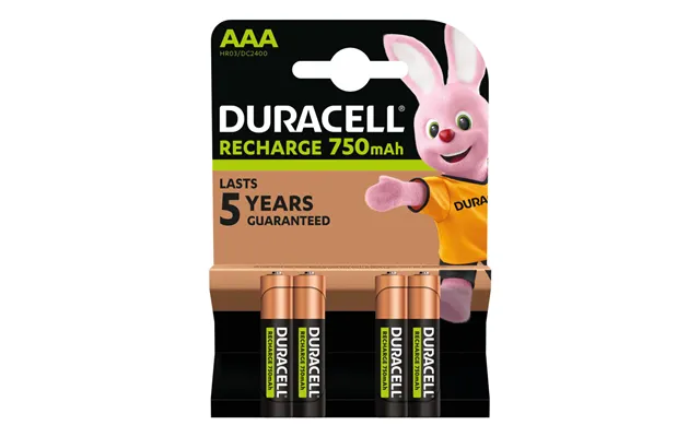 Duracell Aaa 4pcs Rechargeable Battery Nickel-metal Hydride Nimh
