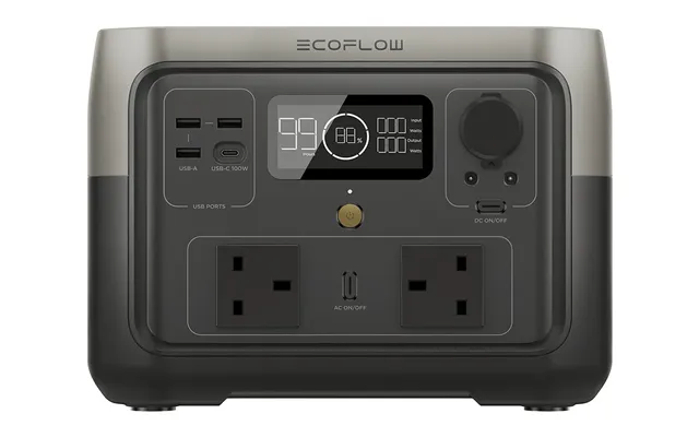 Ecoflow River 2 Max Uk Portable Power Station Lithium Iron Phosphate Lifepo4 500 W 600 G
