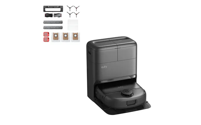 Eufy Omni C28a Robot Vacuum & Mop With All-in-one Station And Accessory Kit - Black