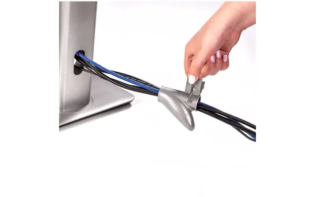 Fellowes Cablezip Floor Cable Flex Tube Silver 1 Pc S