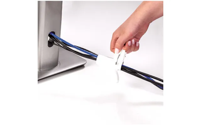 Fellowes Cablezip Floor Cable Flex Tube White 1 Pc S