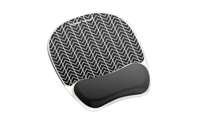 Fellowes Mouse Mat Wrist Support - Photo Gel Mouse Pad With Non Slip Rubber Base & Antibacterial Protection
