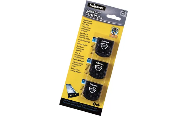 Fellowes Safecut Replacement Blades - 3 Pack