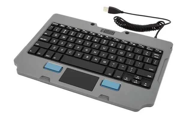 Gamber-johnson 7160-1449-01 Keyboard Industrial Uk English Black - Grey