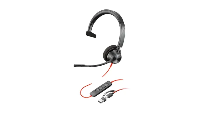 Hp Poly Blackwire 3310 Monaural Usb-c Headset Usb-c A Adapter