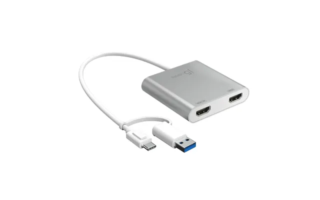 J5create Jca365-n Usb-c To Dual Hdmi Multi-monitor Adapter