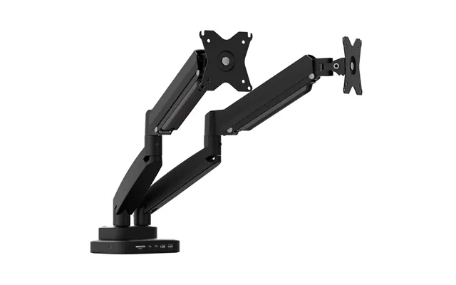 J5create Jtsa302 Ergonomic Dual-monitor Mount With Docking Station - Black