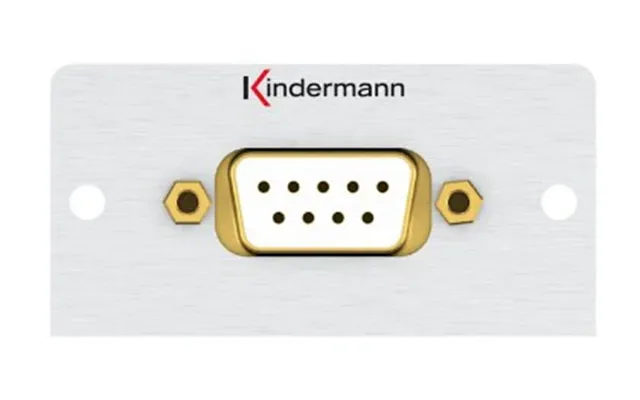 Kindermann 7444000420 Socket-outlet Rs-232 Aluminium
