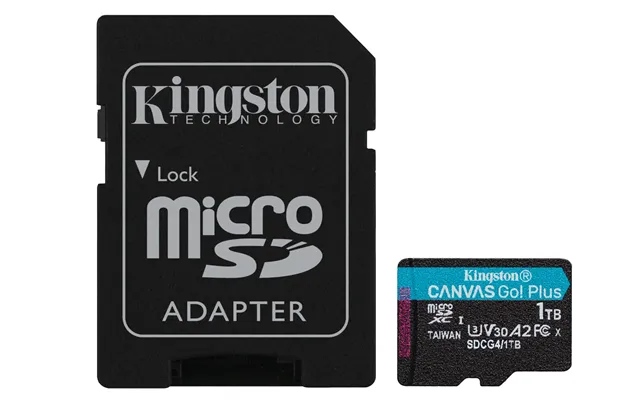 Kingston Technology 1tb Microsdxc Canvas Go Plus Gen4 200mb S A2 U3 V30 Card Adapter