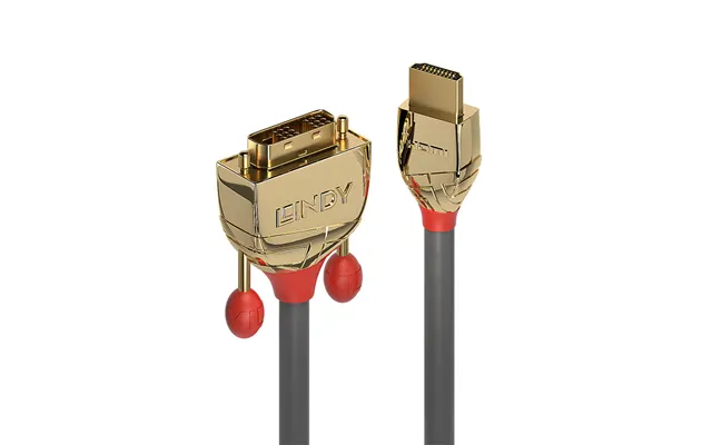 Lindy 0.5m Hdmi To Dvi-d Cable - Gold Line