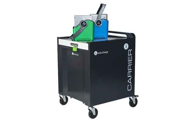 Lockncharge Carrier 30 Portable Device Management Cart Black - Blue